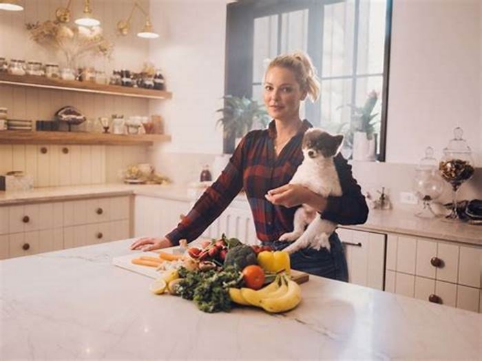 Is Katherine Heigl's dog food healthy?