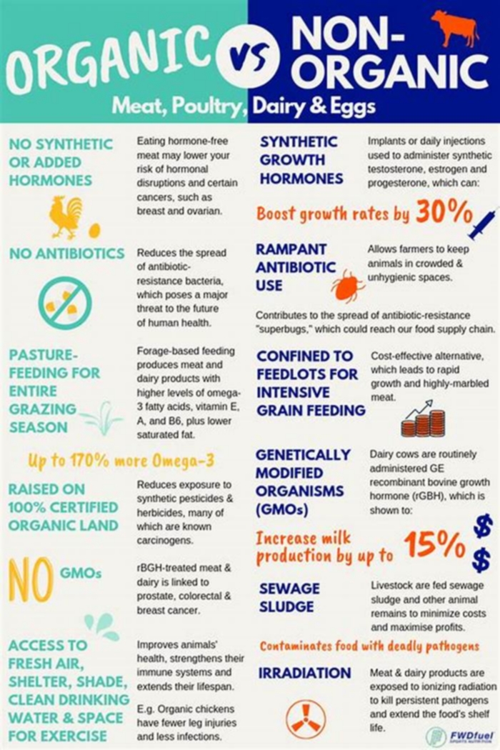 What is the difference between organic and not organic meat?