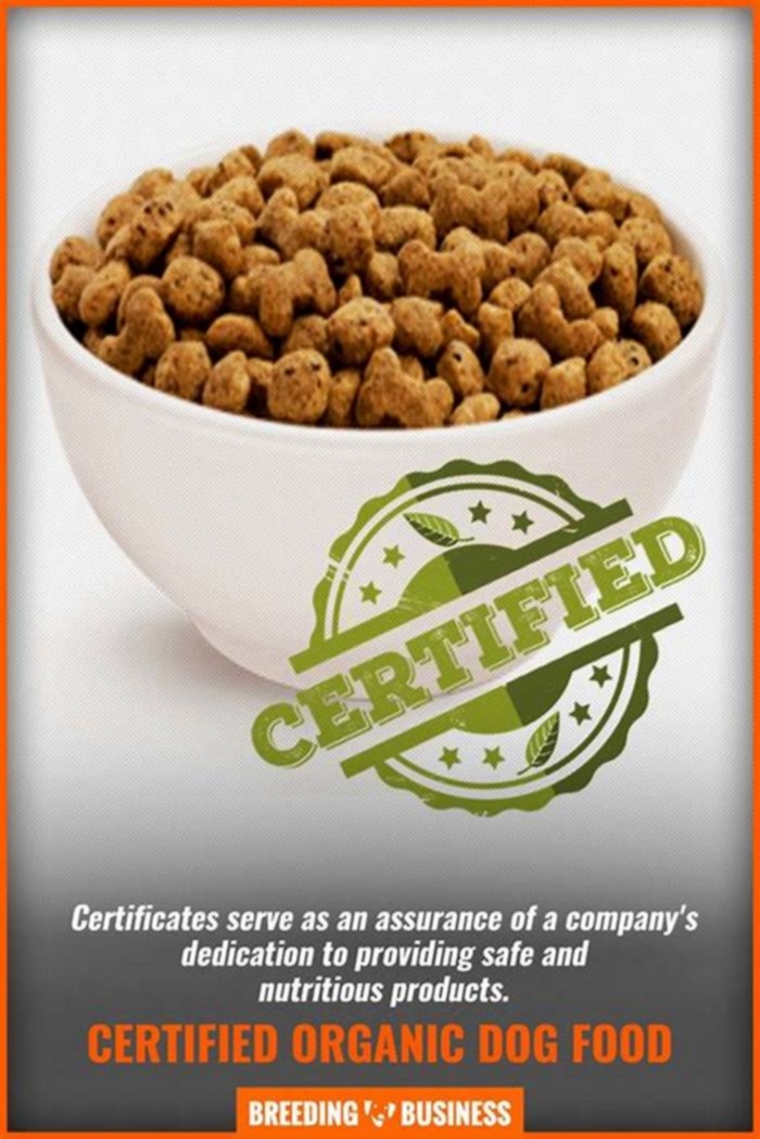 What makes dog food organic?