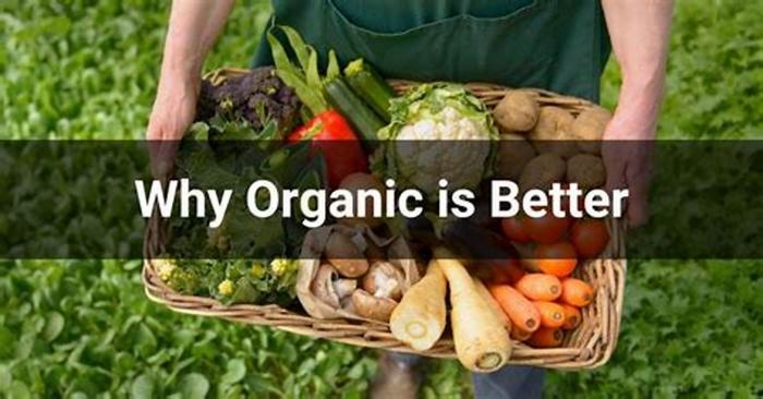 Why is organic so much better